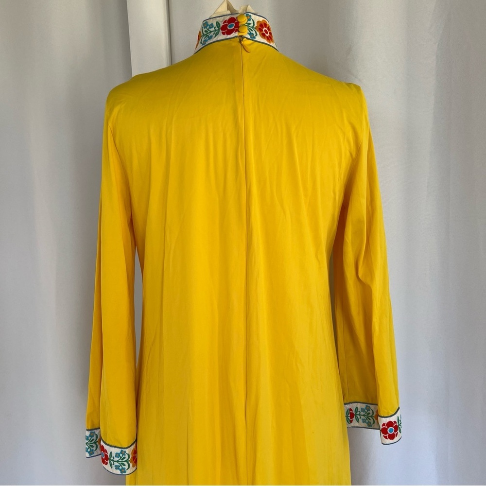 Vintage Vanity fair night gown house maxi long sleeve dress size 14 - Picture 6 of 16